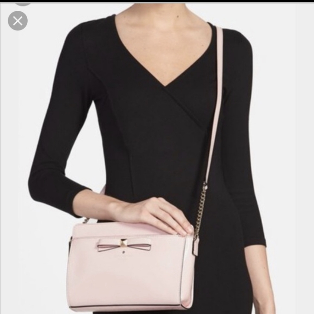 Kate Spade Hancock Park Angelica Leather Crossbody Bag